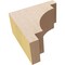 Ekena Millwork 2"W x 4"D x 4"H Classic Mediterranean Rough Cedar Woodgrain TimberThane Corbel, Primed Tan CORUR02X04X04MEDRCPR - alternate 2